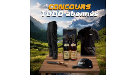 Concours pour les 1000 abonnés sur Instagram